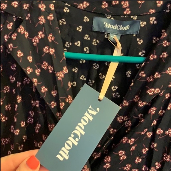 ModCloth Floral MIDI Dress - Picture 6 of 8